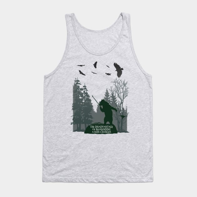 Bear In The Wild Gift For Animal Lovers Tank Top by BoggsNicolas